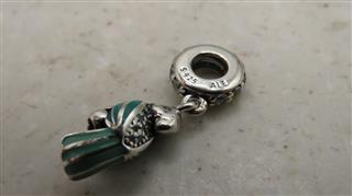 Pandora Tropical Parrot Dangle Charm, Retired, 791903ENMX
